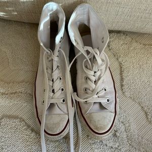 White high top converse